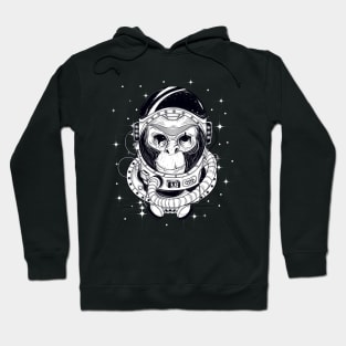 Manga Style Astronaut monkey in space suit Hoodie